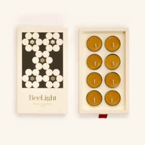 BeeLight Beeswax candles (8 tealight candles)