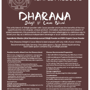 Dharana: Shilajit & Cacao Powder Blend