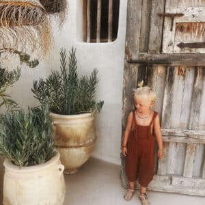 Short children's overalls