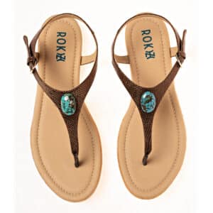 11:11 Chocolate Serpentine with Tibetan Turquoise